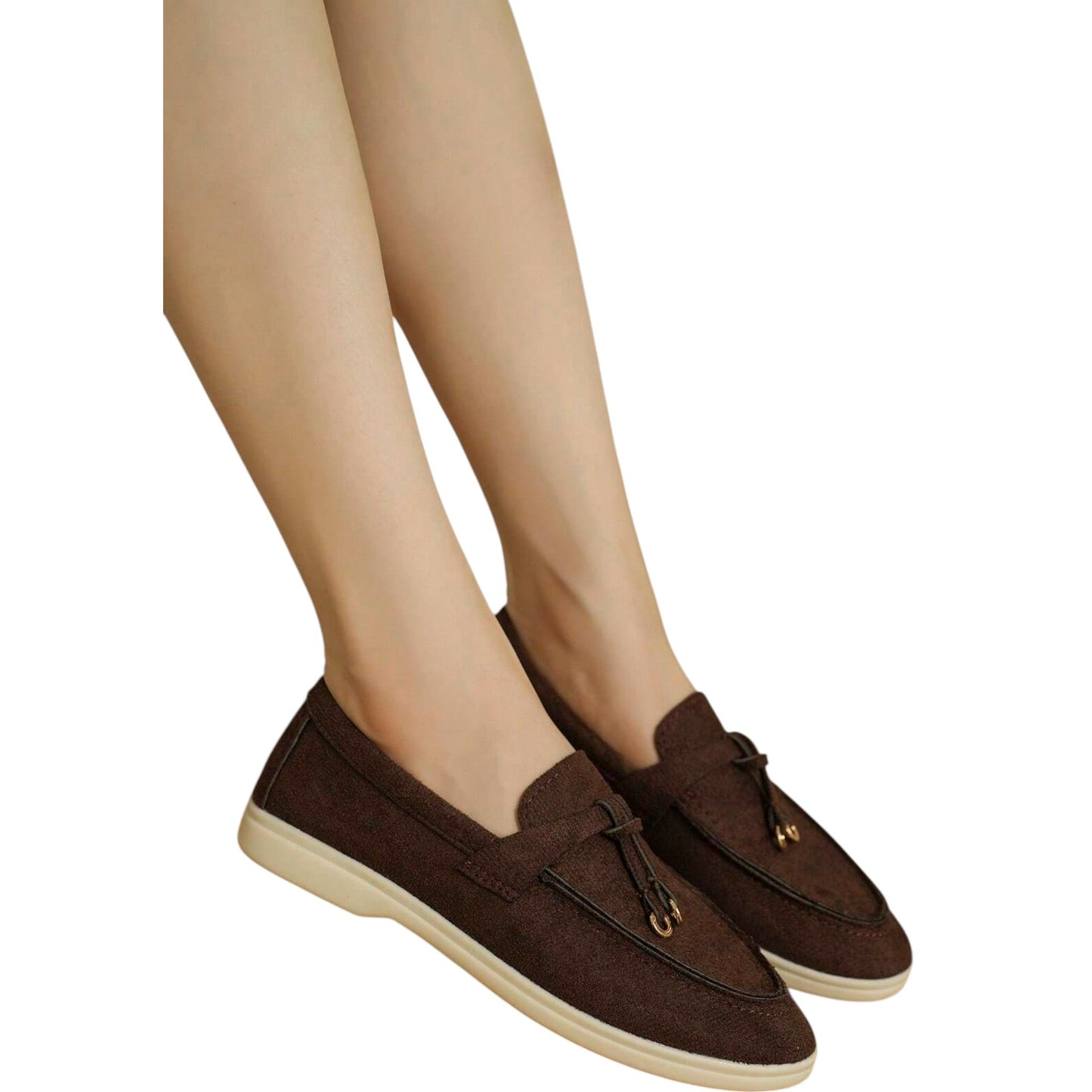 SHE barna loafer cipő