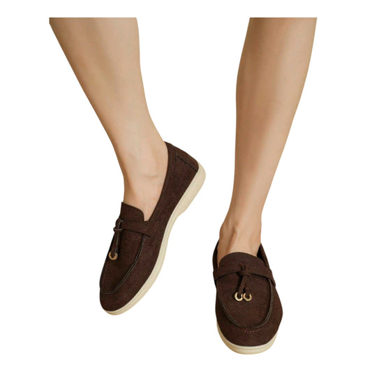 SHE barna loafer cipő