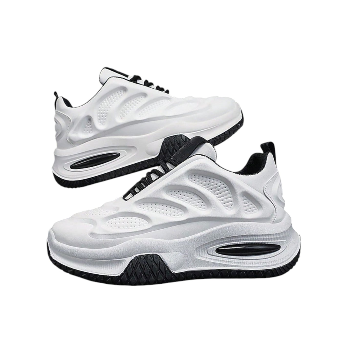 SHE fehér légáteresztő vastag talpú sneaker