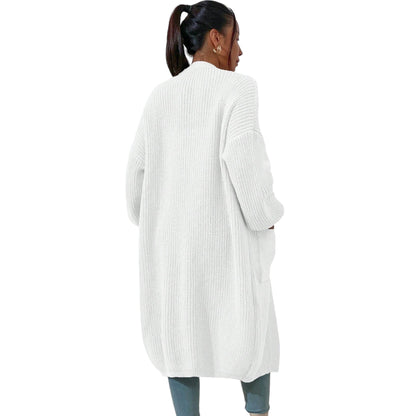 SHE fehér hosszú kötött kardigán