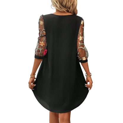 SHE fekete átlátszó ruha