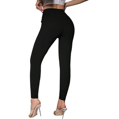SHE fekete cipzáros leggings