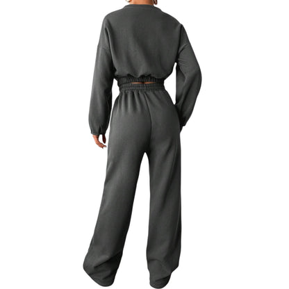 SHE sötétszürke melegítő szett