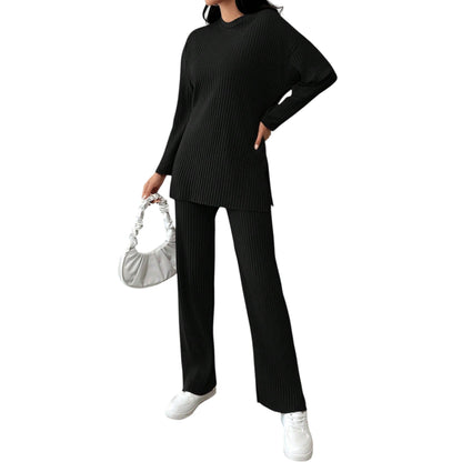 SHE fekete bordás szabadidő szett