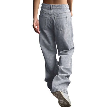 SHE szürke baggy farmer nadrág