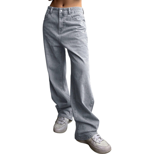SHE szürke baggy farmer nadrág