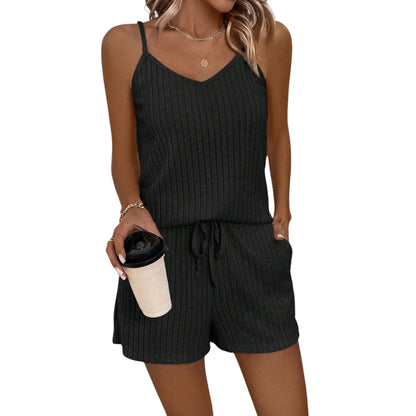 SHE fekete bordázott szett