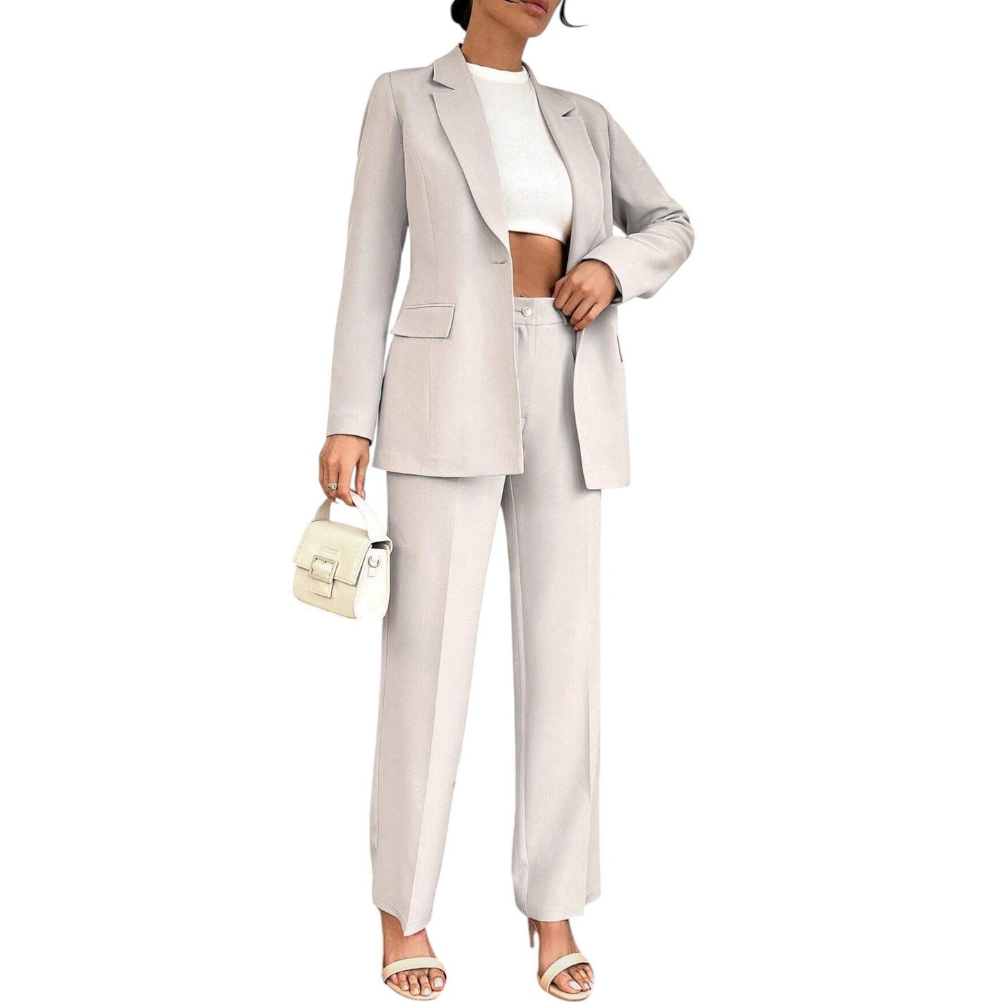 SHE bézs kosztüm szett