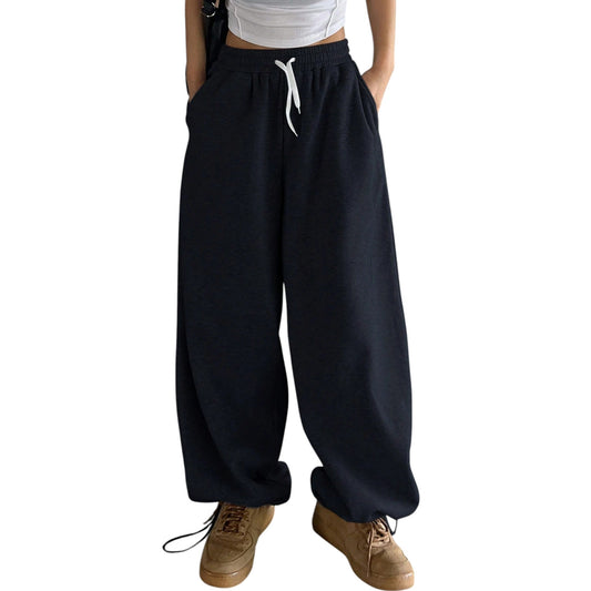 SHE sötétkék bő melegítőnadrág