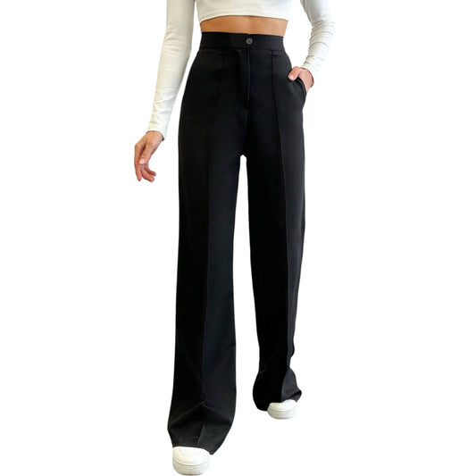 SHE fekete széles szárú nadrág