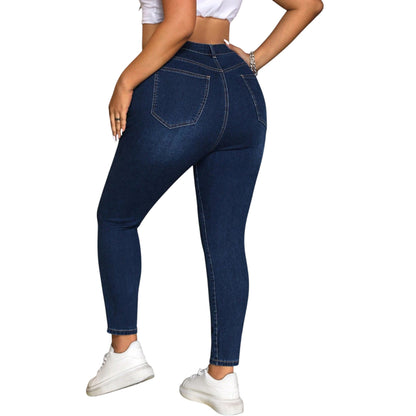 SHE sötétkék skinny farmer