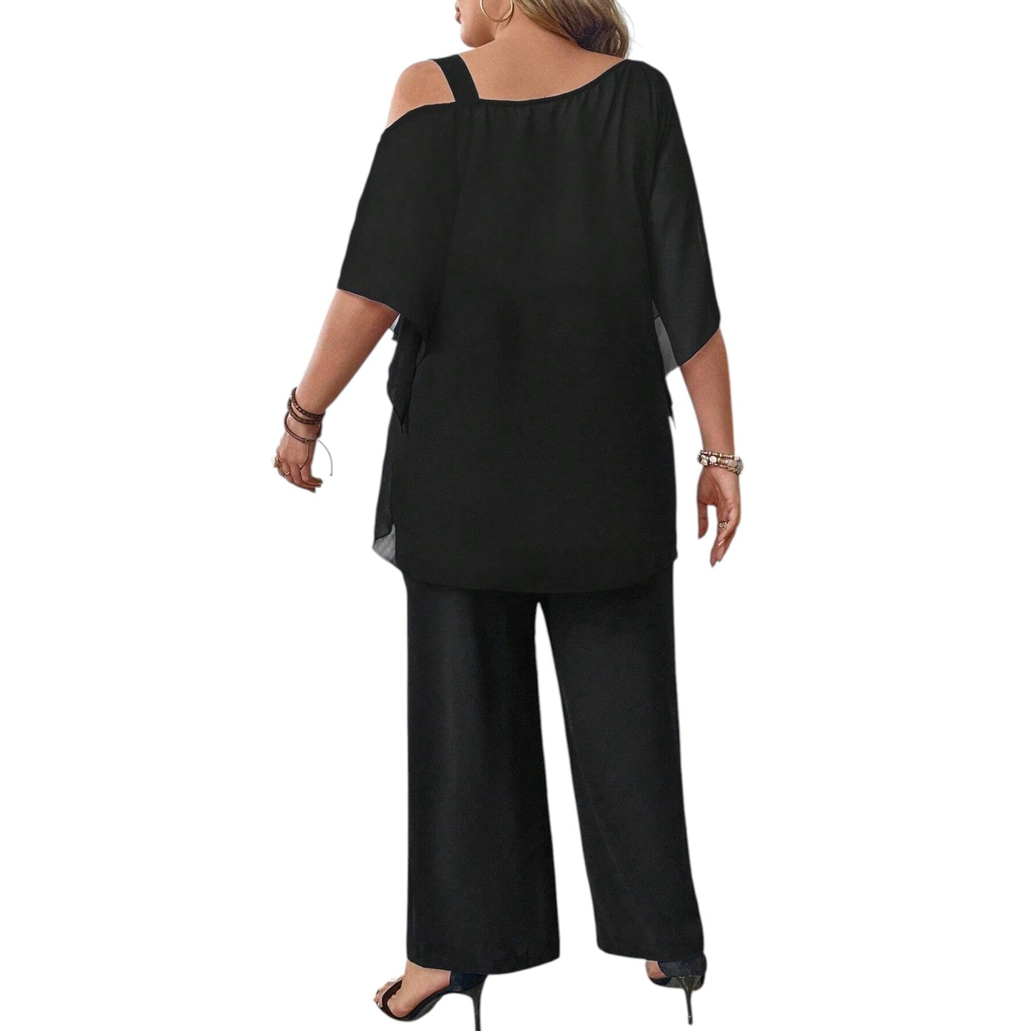 SHE fekete váll nélküli szett