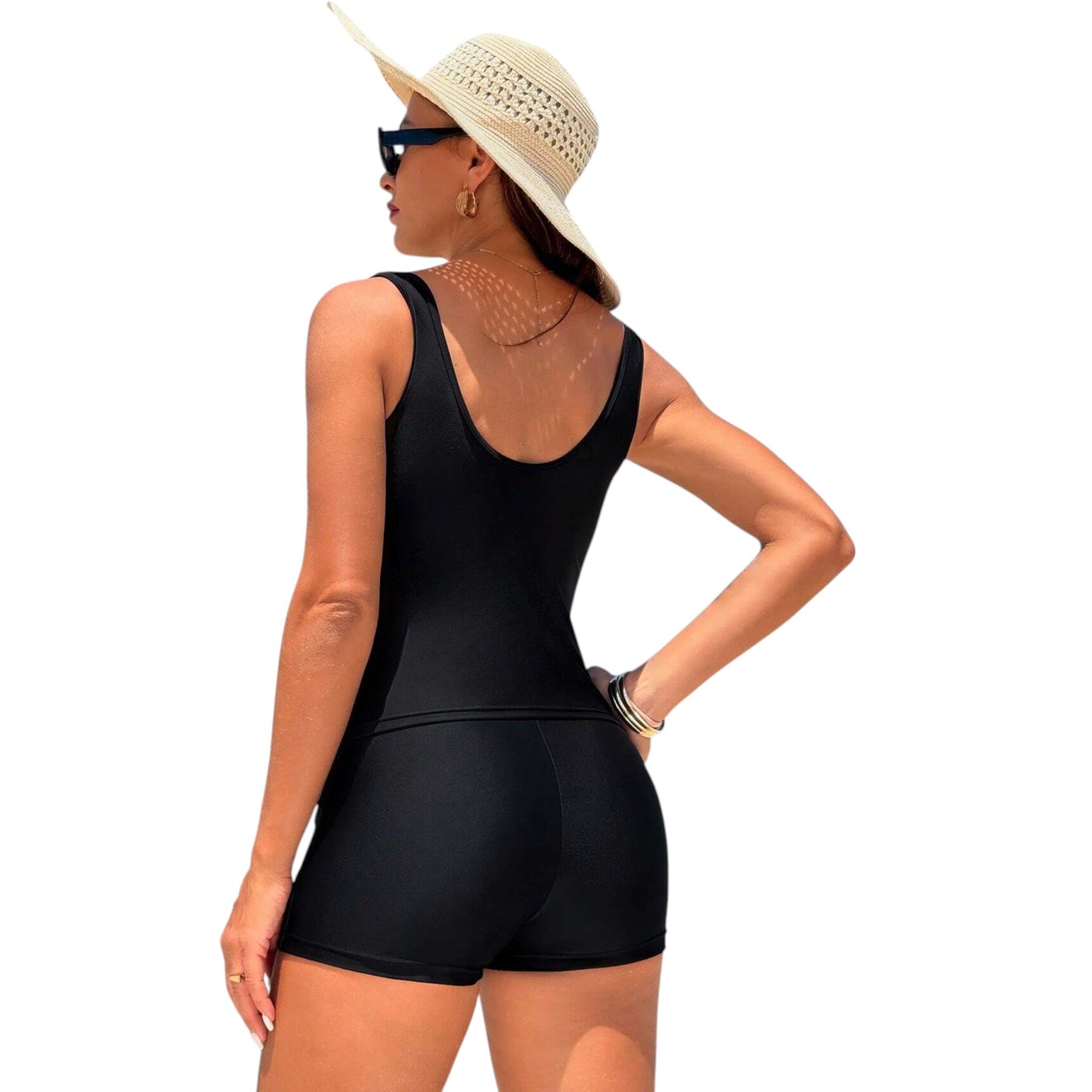 SHE fekete tankini