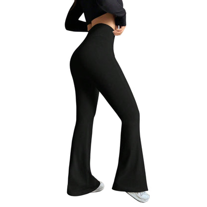 SHE fekete harangszárú leggings