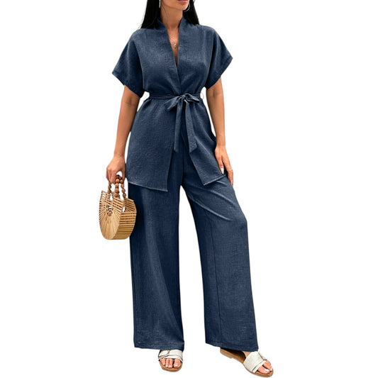 SHE sötétkék megkötős szett