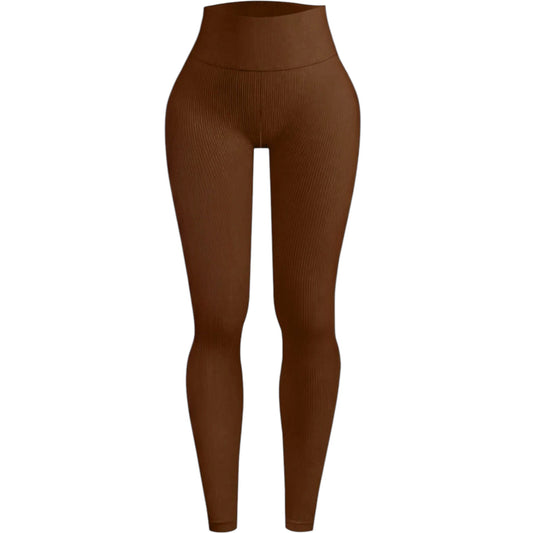 SHE barna bordázott leggings