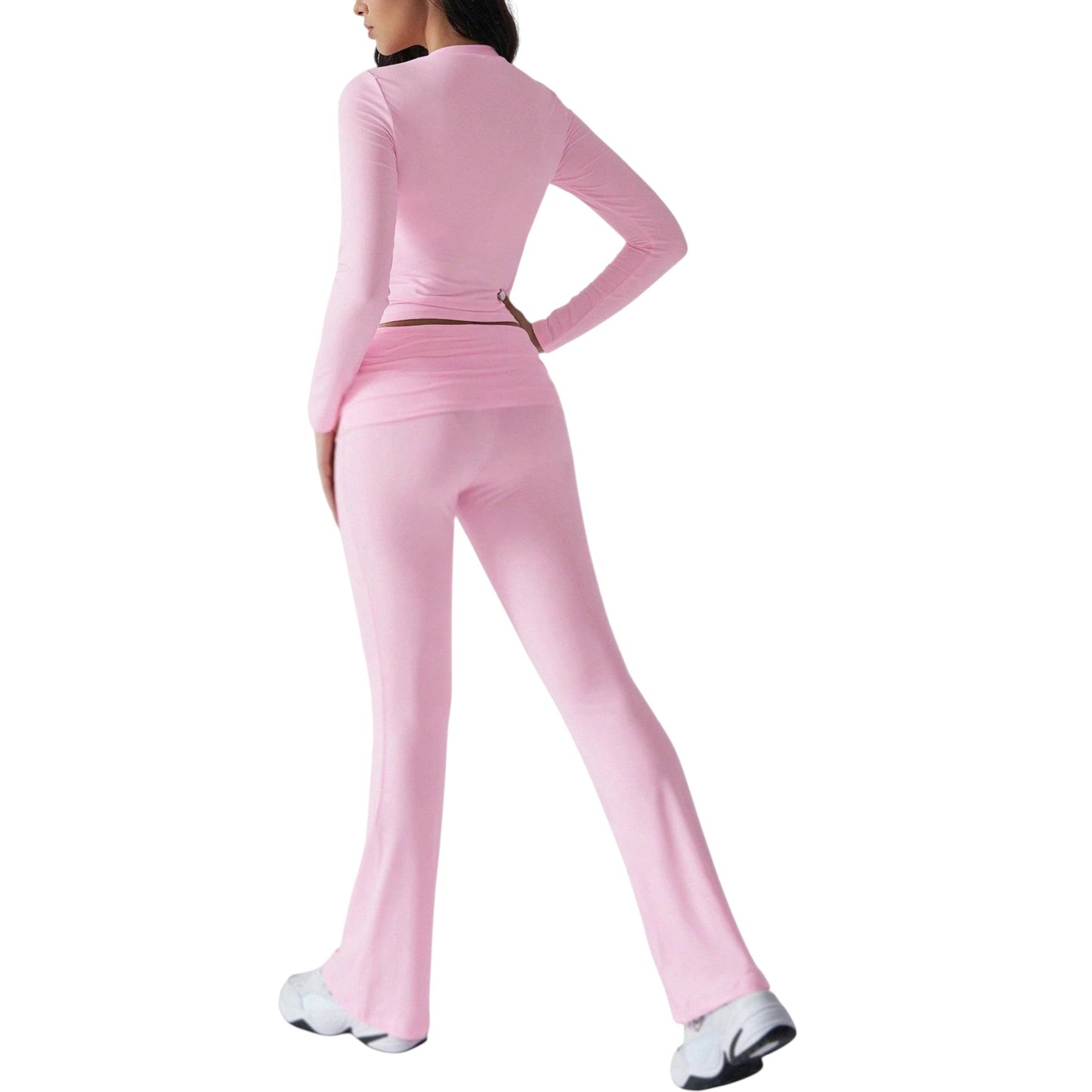 SHE rózsaszín hosszú ujjú szett