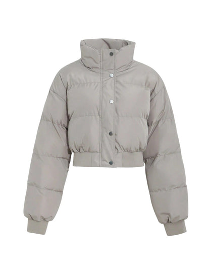 SHE szürke rövid puffer dzseki