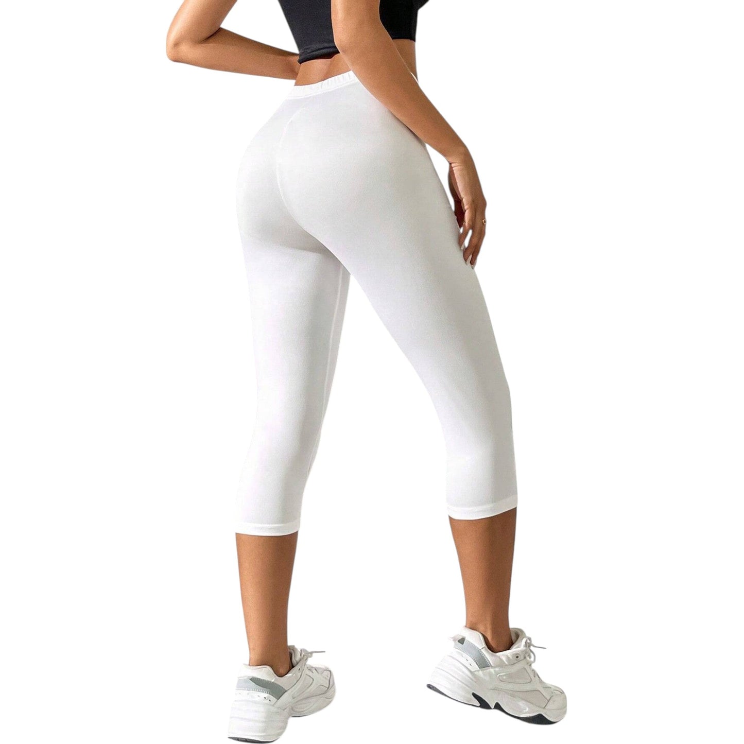 SHE fehér capri leggings