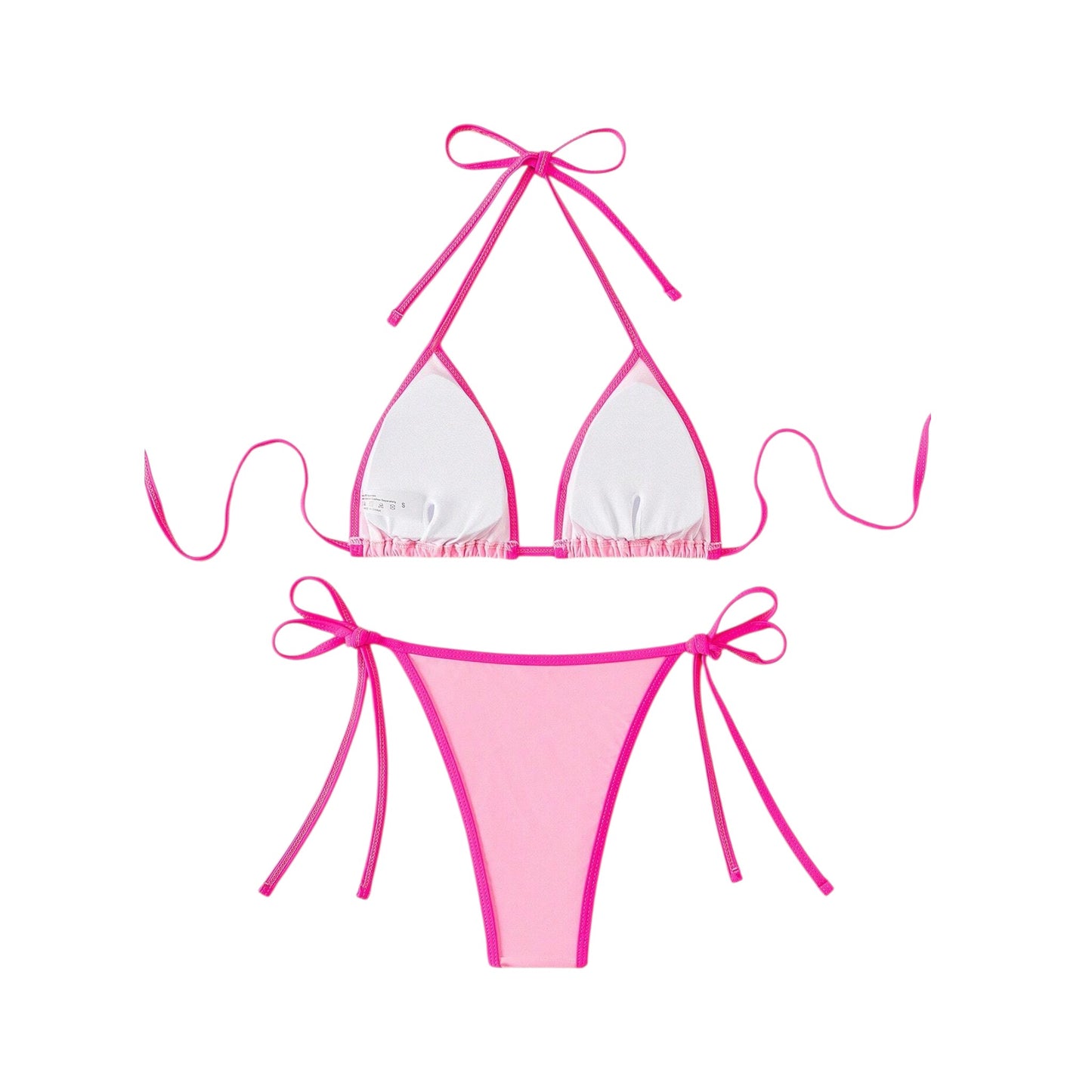 SHE rózsaszín bikini szett