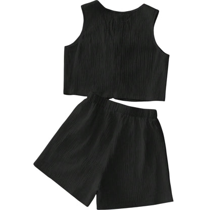 SHE fekete texturált szett