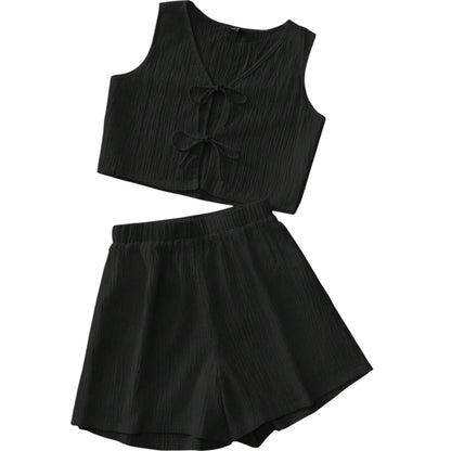 SHE fekete texturált szett