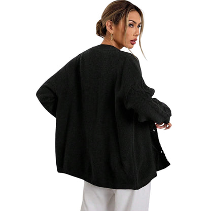 SHE fekete kötött kardigán