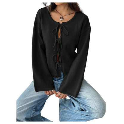 SHE fekete kötött kardigán