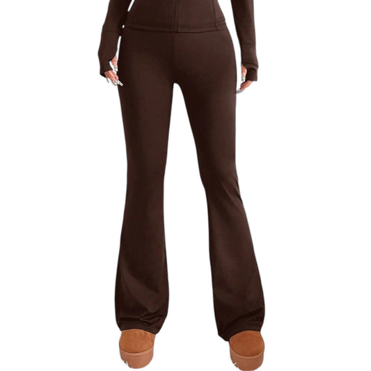 SHE barna slim fit szett