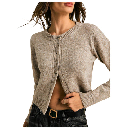 SHE bézs kötött kardigán