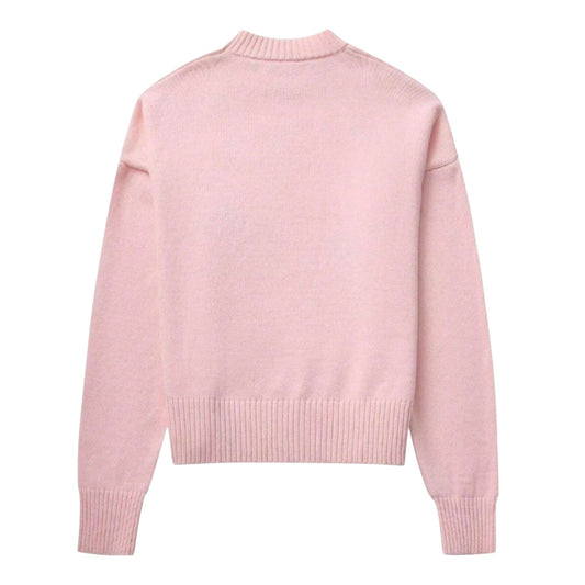 SHE rózsaszín kötött pulóver