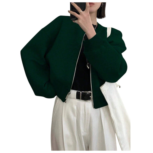 SHE zöld crop bomber dzseki