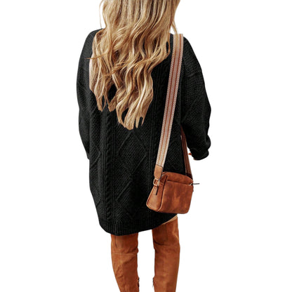 SHE fekete kötött ruha