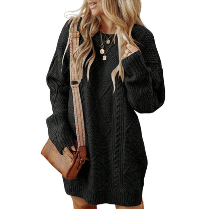 SHE fekete kötött ruha