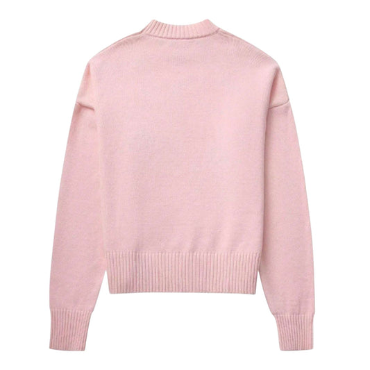 SHE rózsaszín kötött pulóver