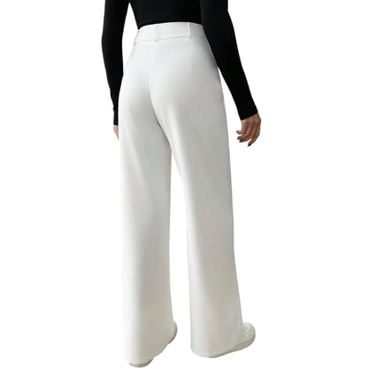 SHE fehér széles szárú nadrág