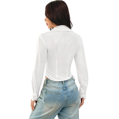 SHE ekrü slim fit ing