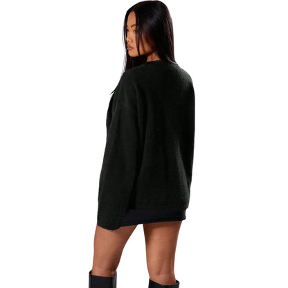 SHE fekete kötött pulóver