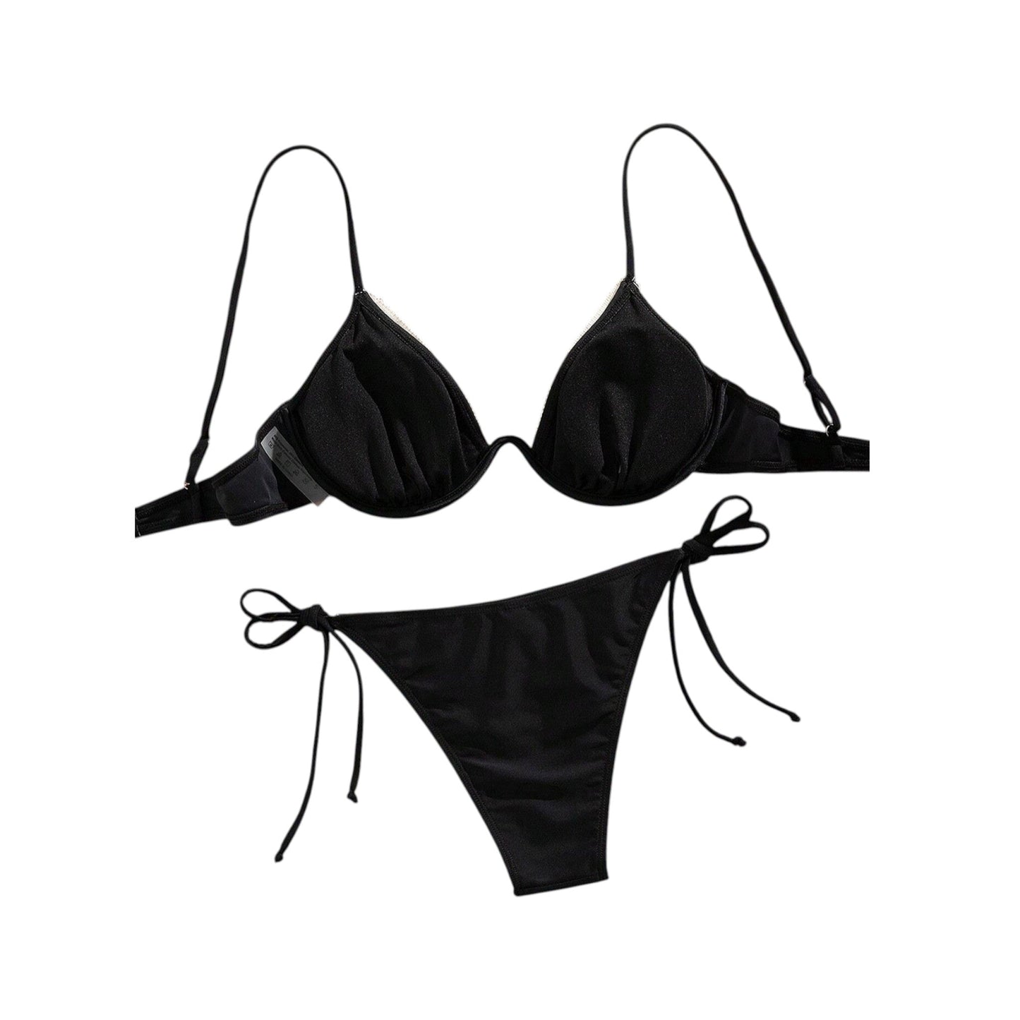 SHE fekete tengeri dísszel bikini szett