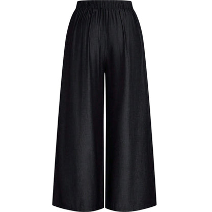 SHE fekete culottes nadrág