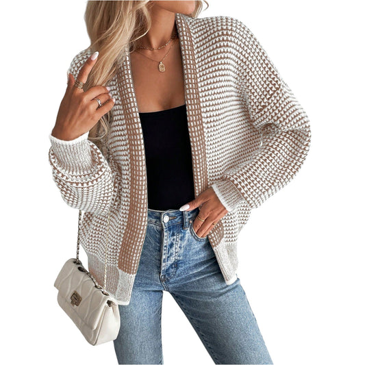 SHE bézs kötött kardigán