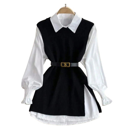 SHE fekete fehér ingruha