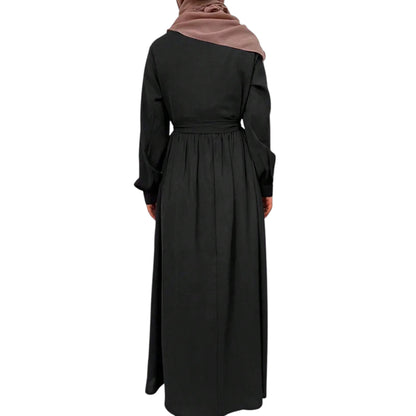 SHE fekete hosszú maxi ruha