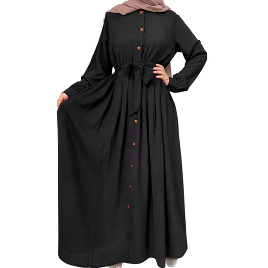 SHE fekete hosszú maxi ruha