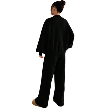 SHE fekete kötött szett