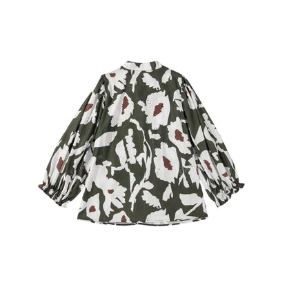 SHE mintás hosszú ujjú blúz