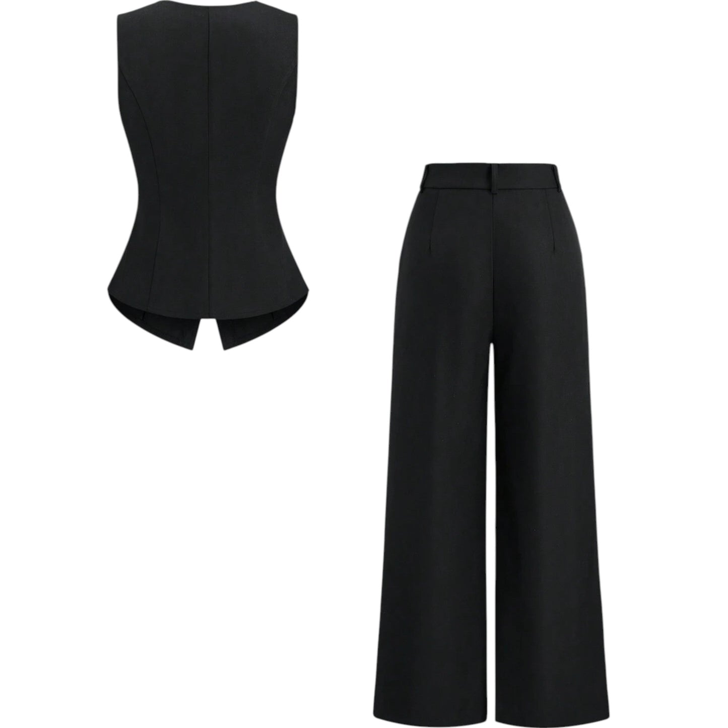 SHE fekete kétrészes szett